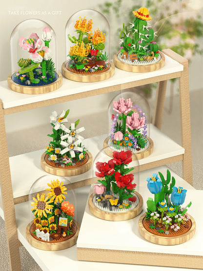 Lego Flowers Building Blocks