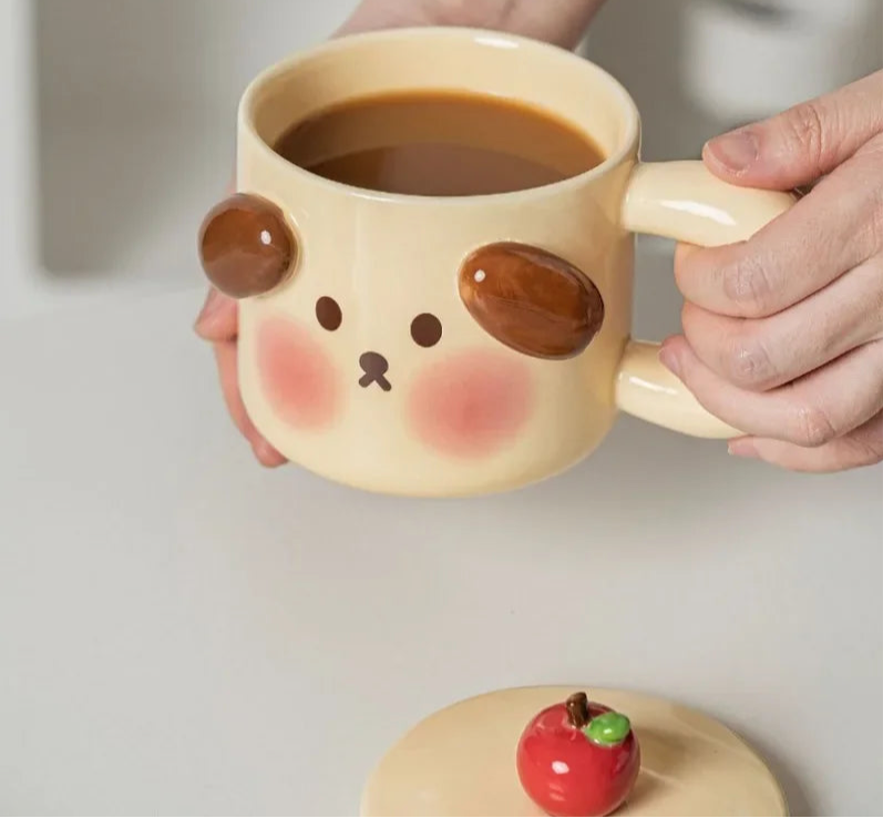 Puppy and Pig Mugs