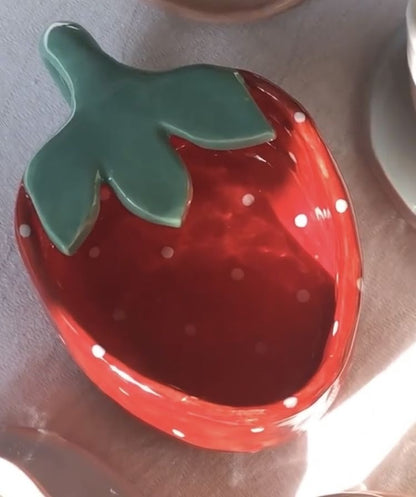 Strawberry and leaf Mug