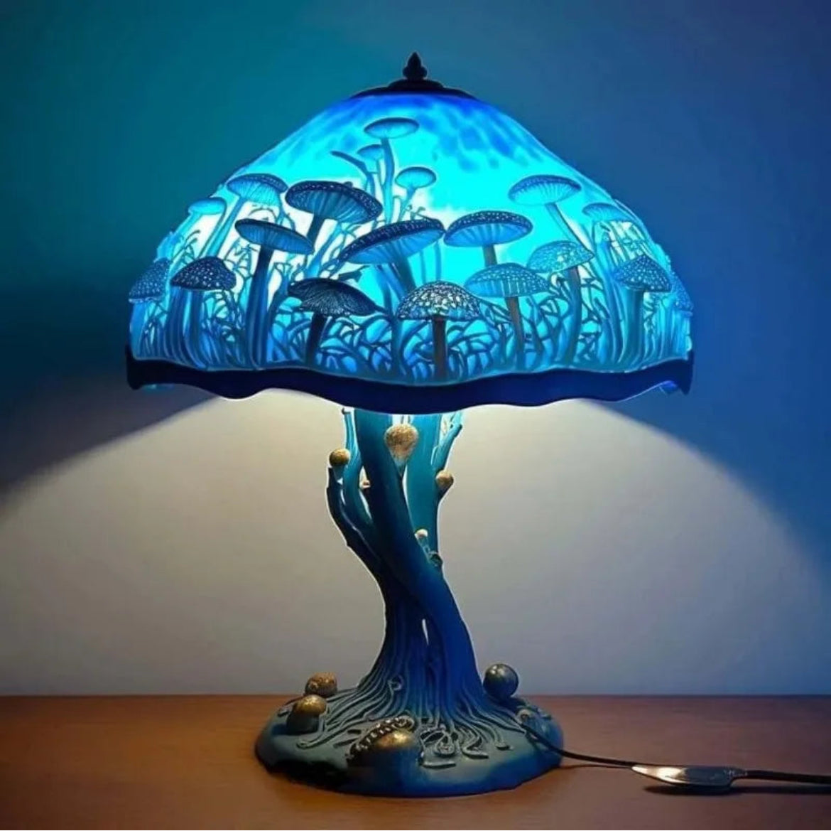 Vintage Mushroom Table Lamp