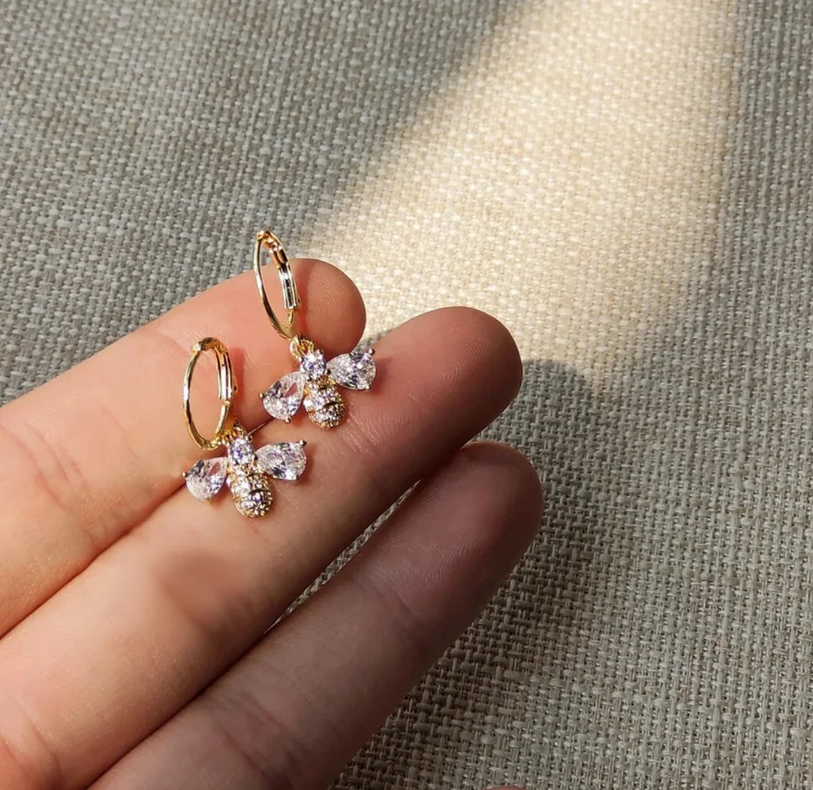 Honey Bee Earrings