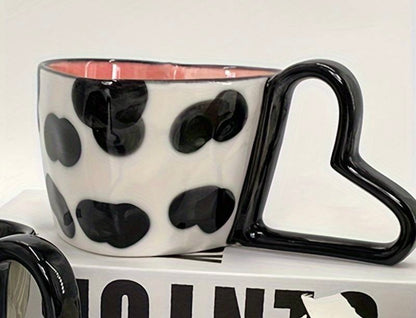 Heart Shaped Ceramic Mugs