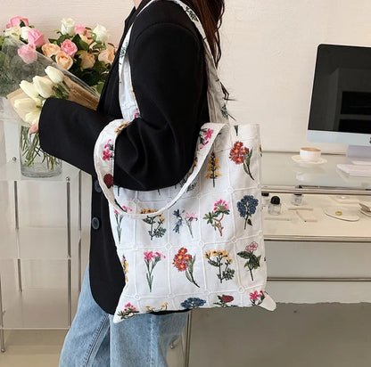 Flower Embroidered bag