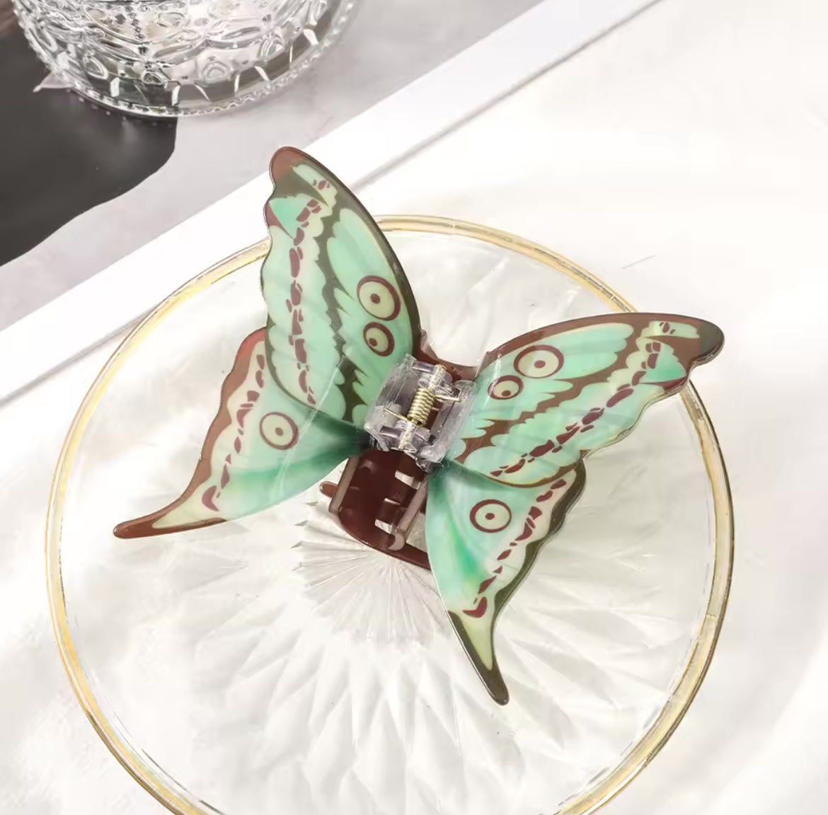 Painted Lady Butterfly Hair clips