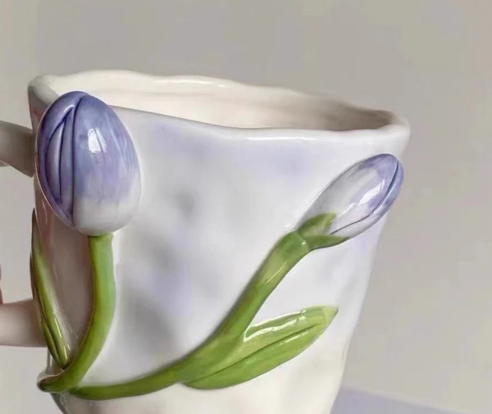 Floral Ceramic Mugs