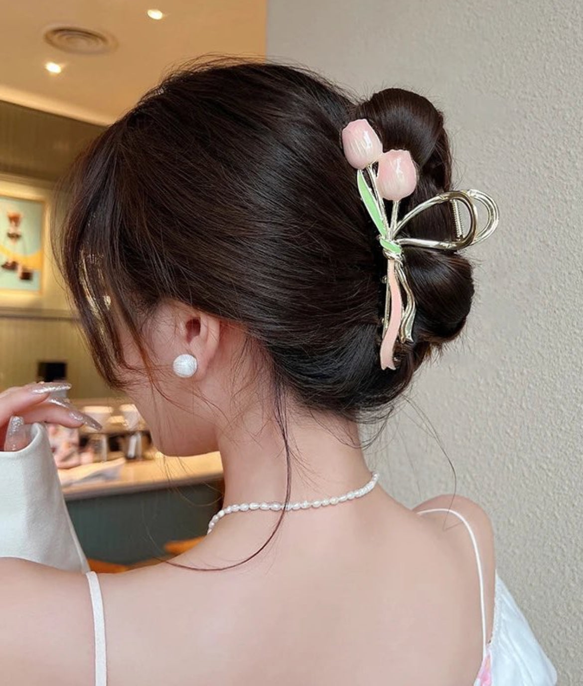 Tulip Bouquet Hair Clip