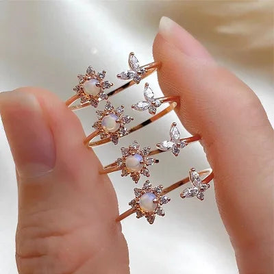 Blossom Butterfly Ring