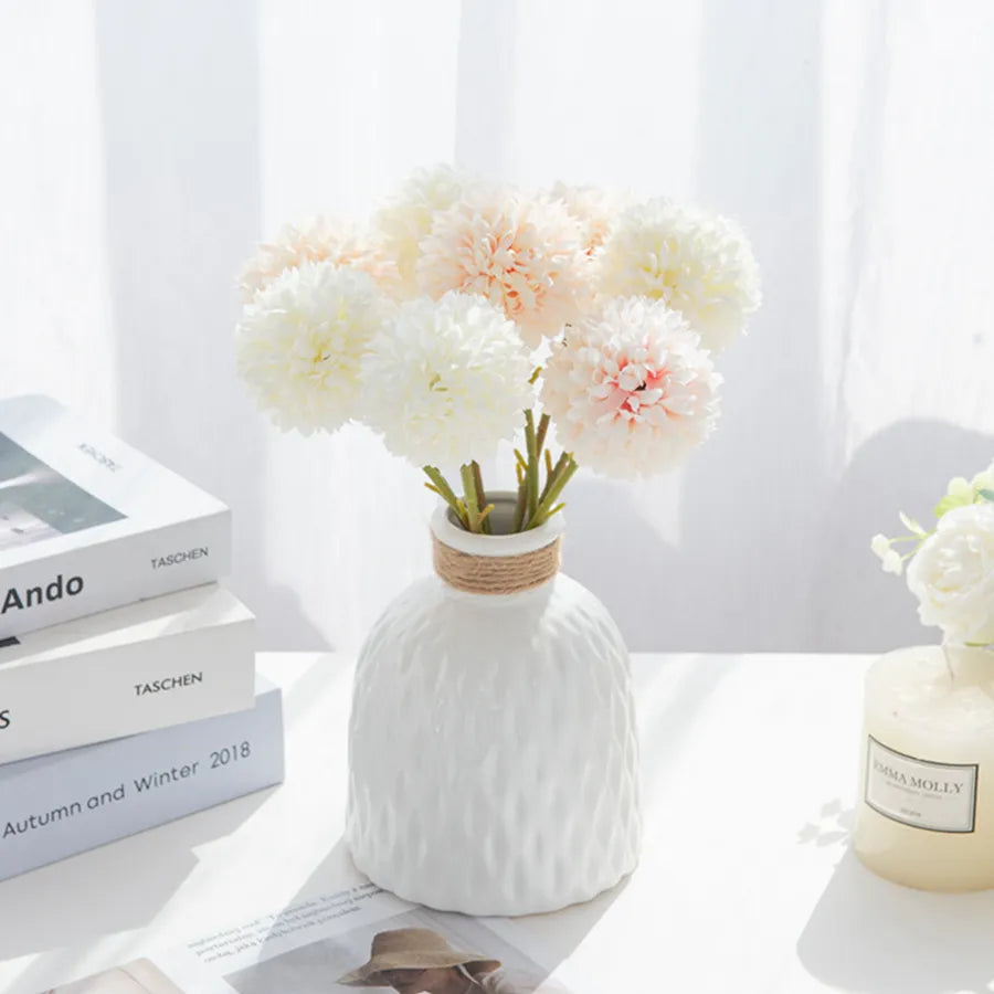 Silk Ball Chrysanthemum Flowers