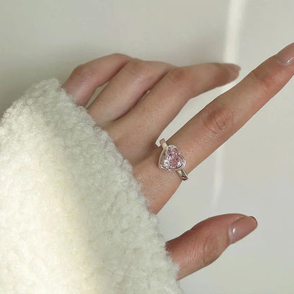 Pink Heart Ring