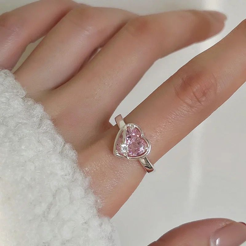 Pink Heart Ring