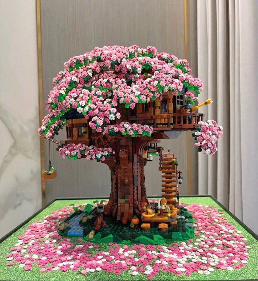 Sakura House Tree Building Blocks – MOONSTONE