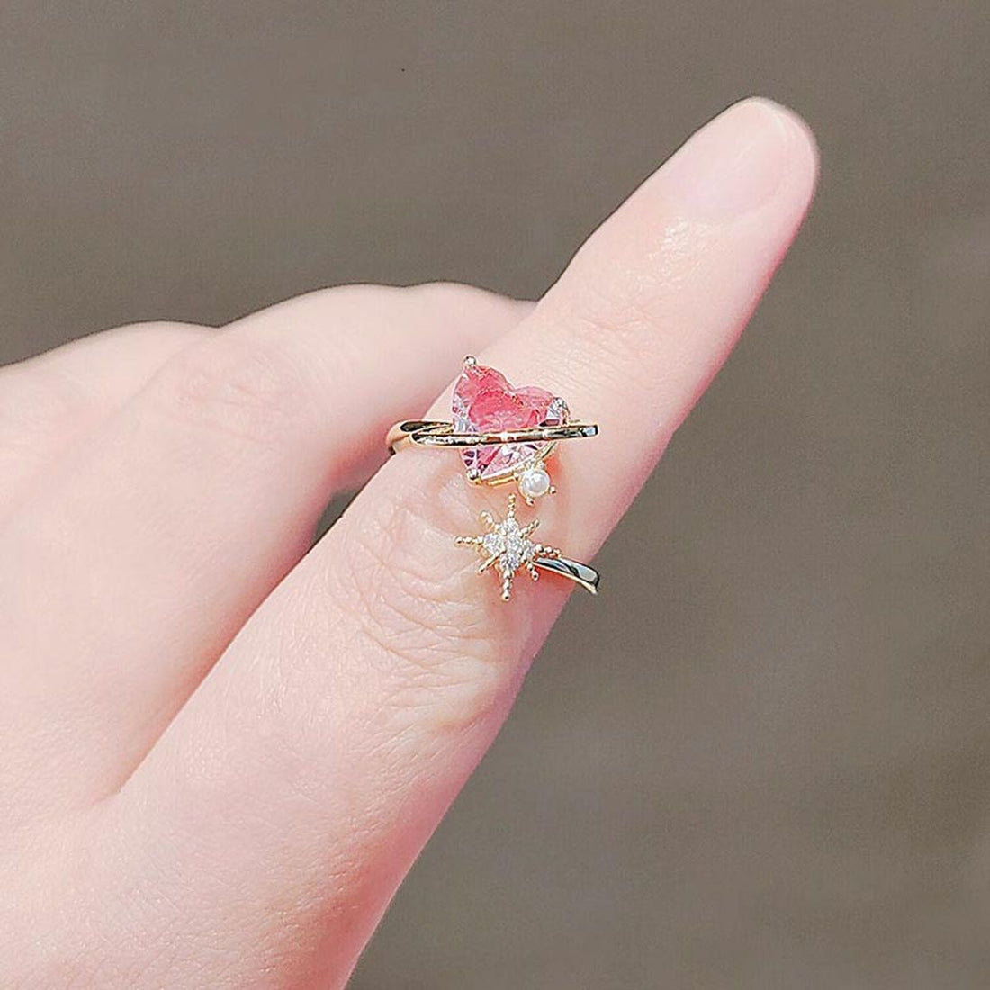 Galaxy Heart Ring