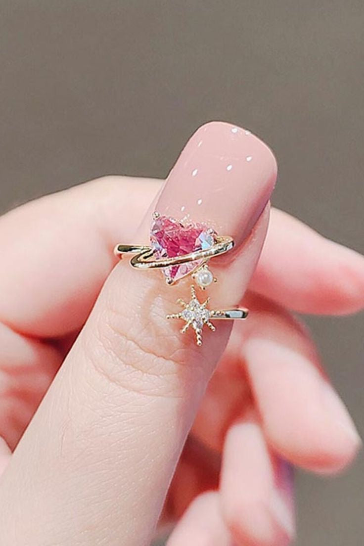 Galaxy Heart Ring