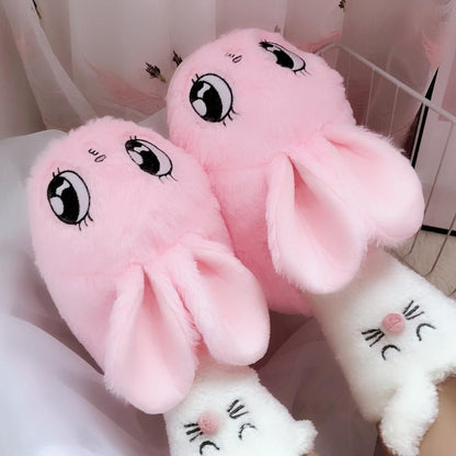 Pink Bunny Slippers