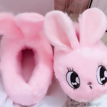 Pink Bunny Slippers