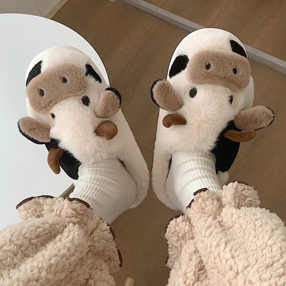 Cute Cow Slippers