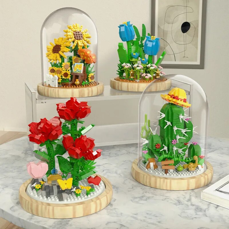 Lego Flowers Building Blocks