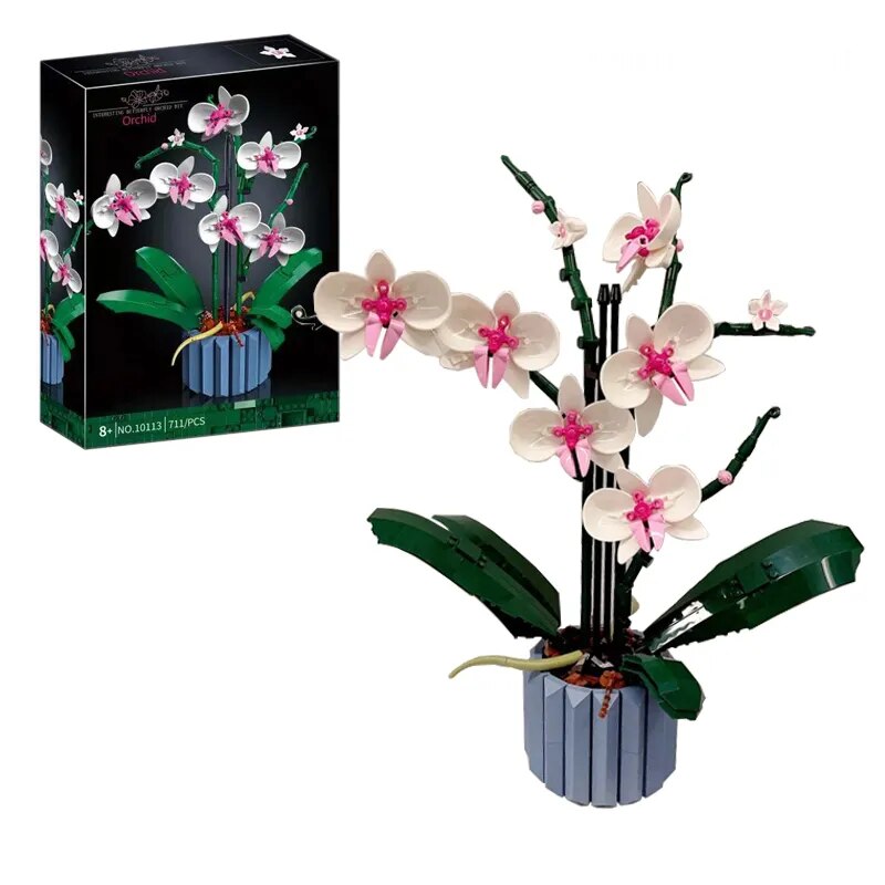 Orchid flower building blocks