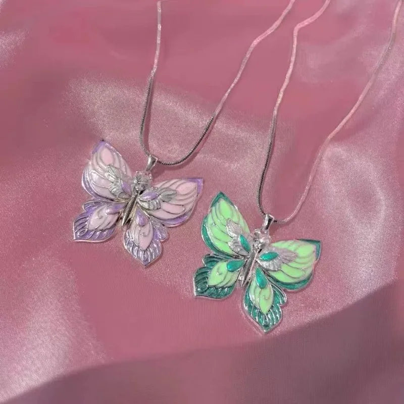 Galaxy Butterfly Necklace