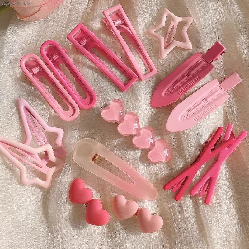 Candy Pink Hairpins