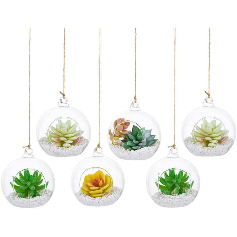 Hanging Terrarium Globe Vase