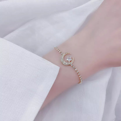 Crystal Moon Bracelet