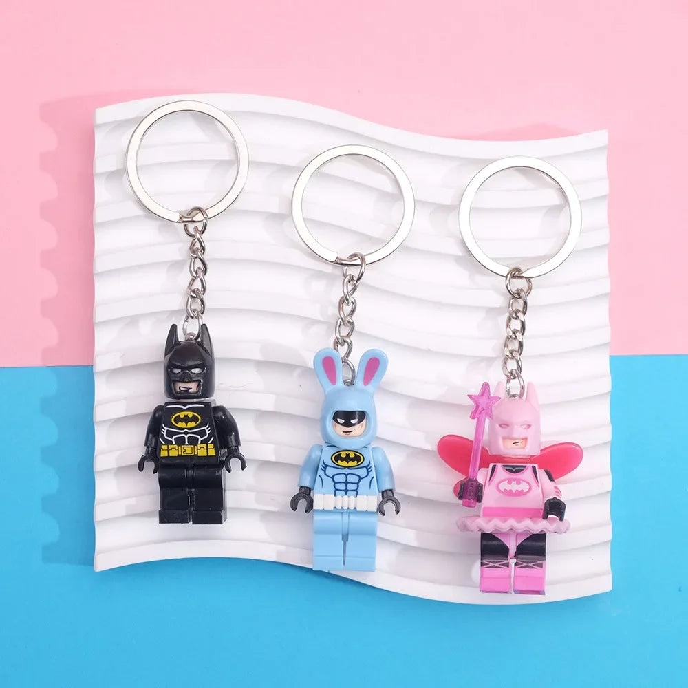 Superheroes Lego Keychains