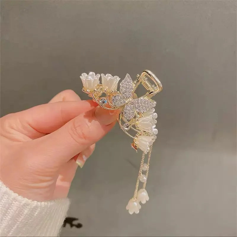 Pearl Butterfly Hair pin