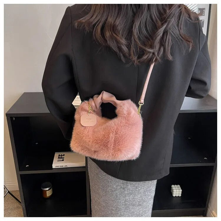 Furry mini bag