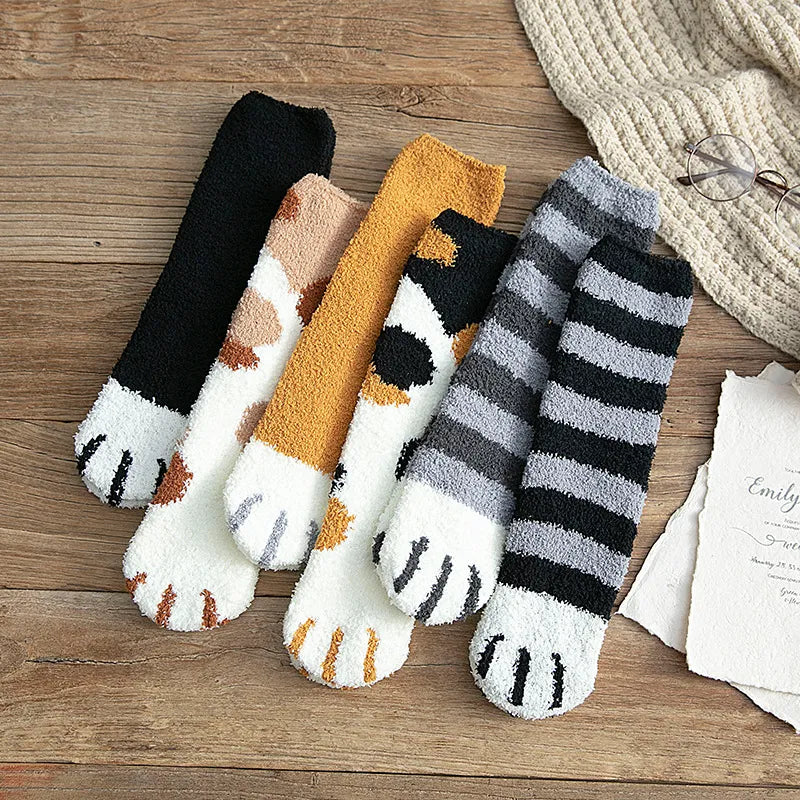 Cute Cat Claw Socks