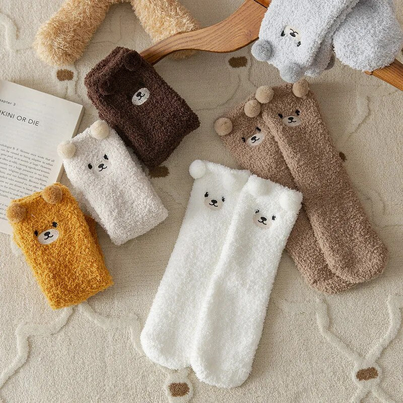 Cute Bear Socks