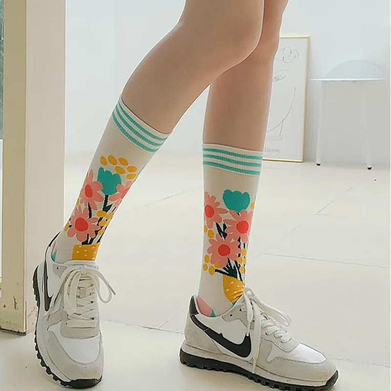 Exotic print Socks