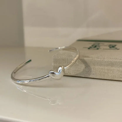 Silver Heart Bracelet