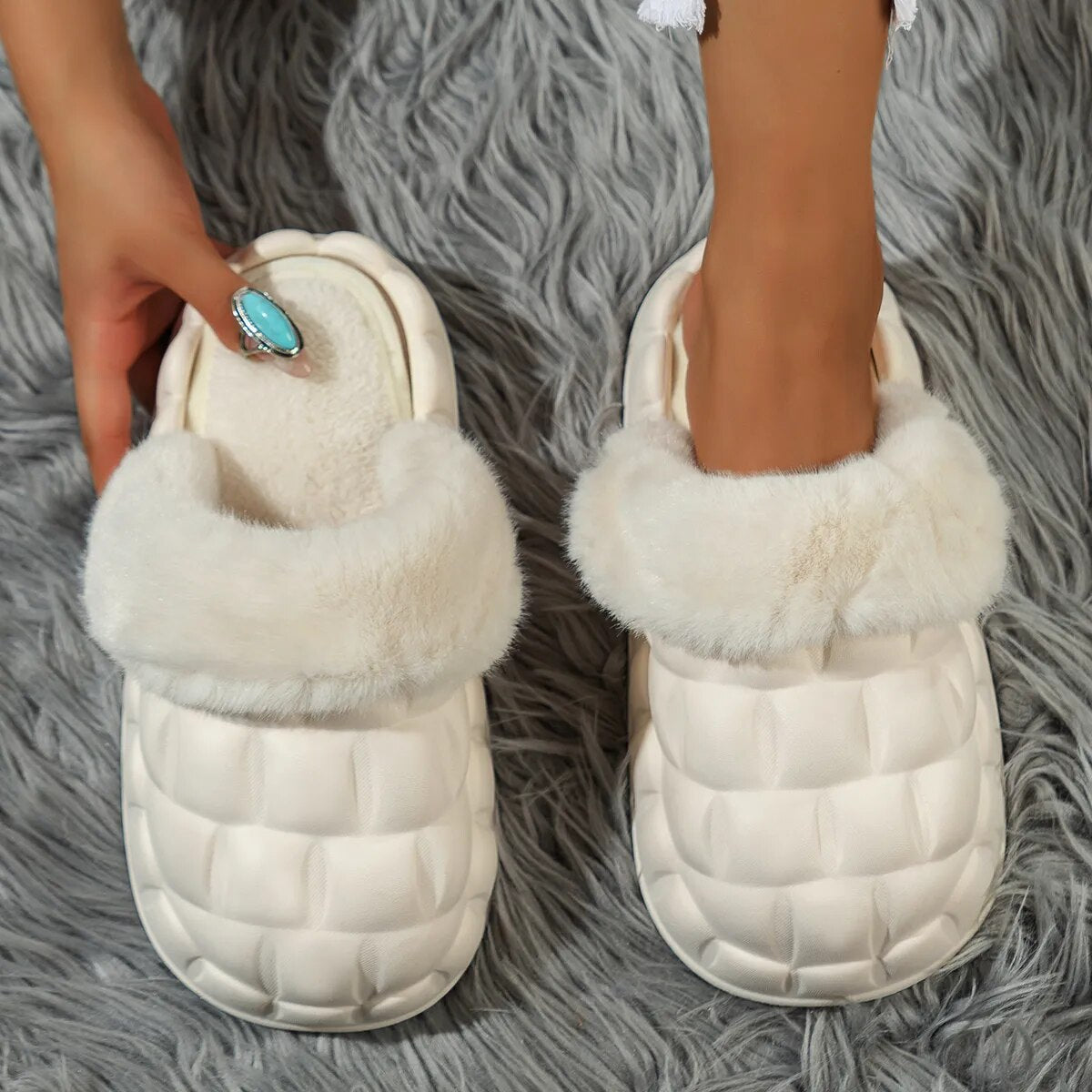 Turtle Fur Slippers