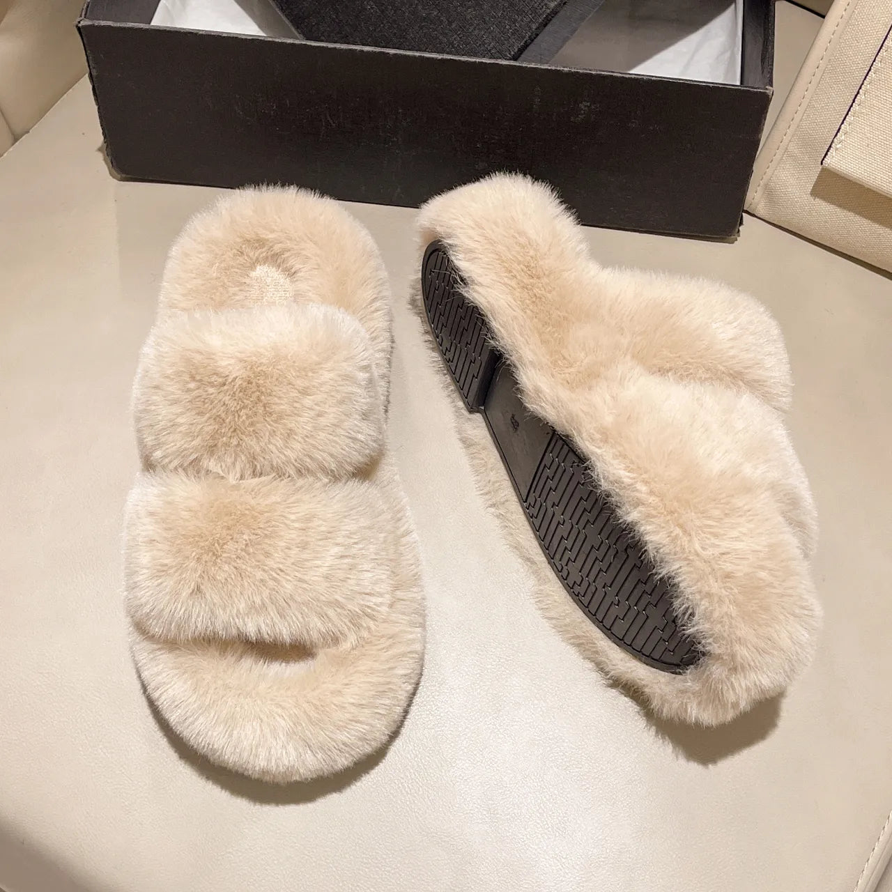 Fluffy cotton Slippers