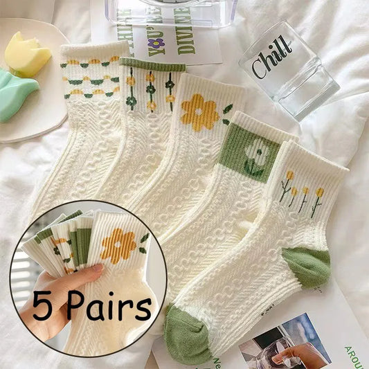 Polygala Flower Socks