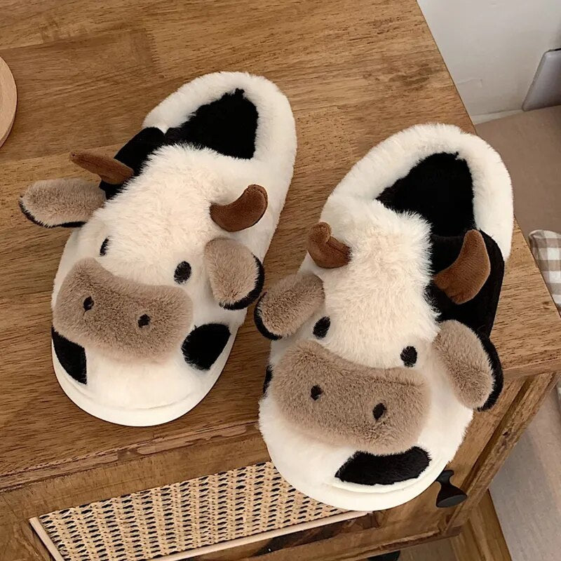 Cute Cow Slippers