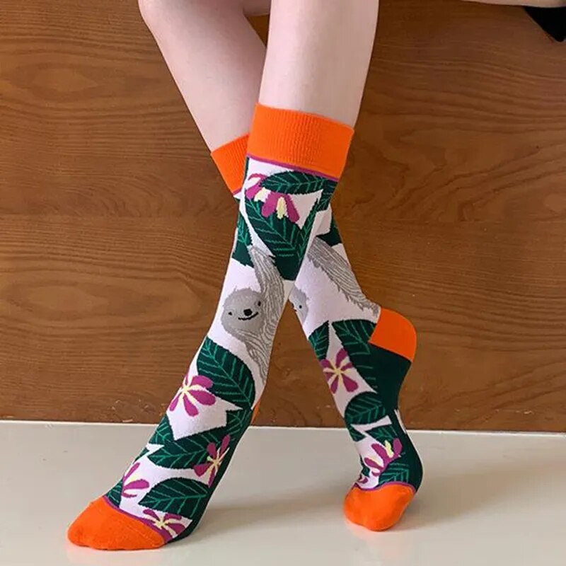 Exotic print Socks