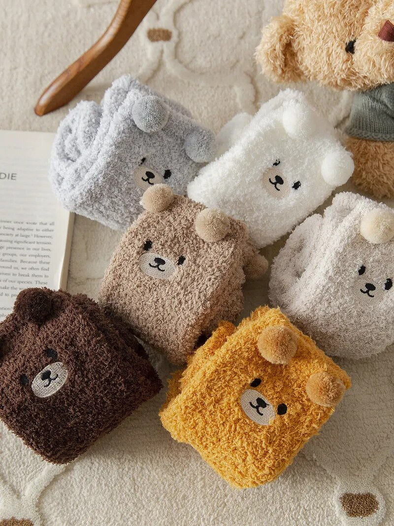 Cute Bear Socks