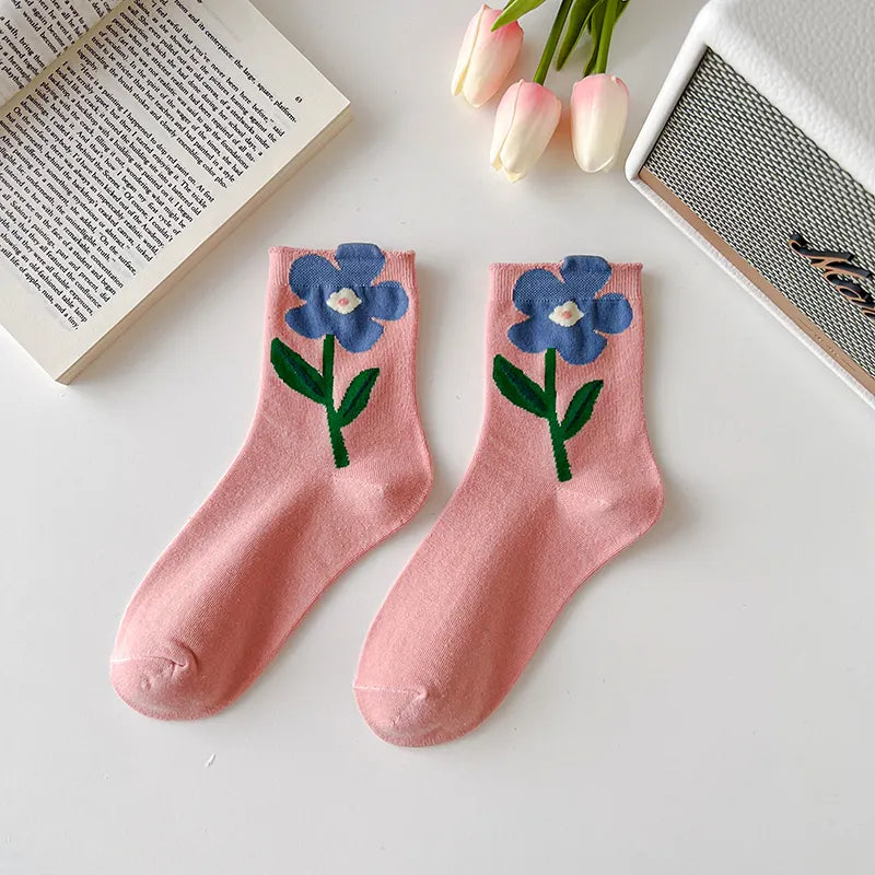 Floral Socks – MOONSTONE