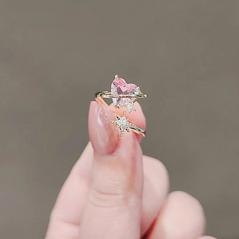 Galaxy Heart Ring