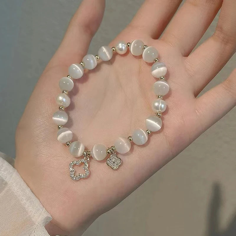 Cross Pearl Bracelet