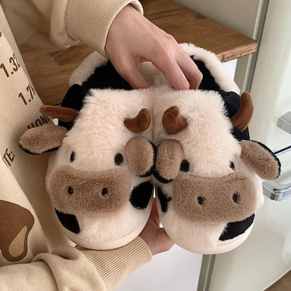 Cute Cow Slippers