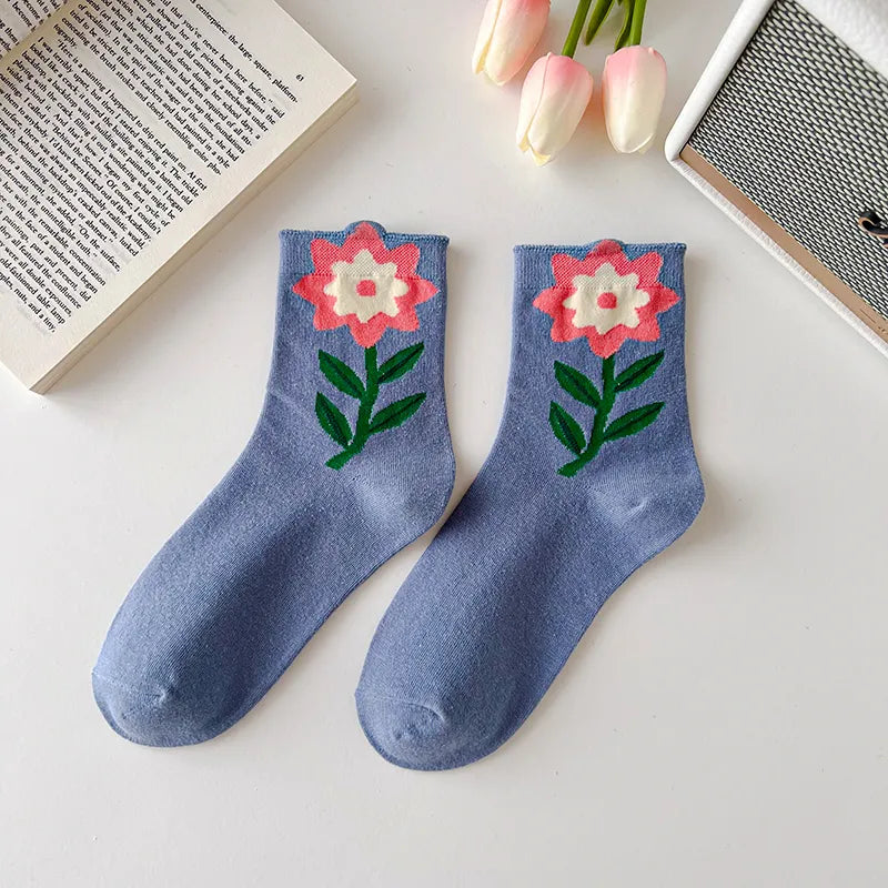 Floral Socks – MOONSTONE