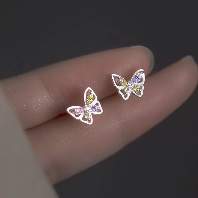 Mini Butterfly Earrings