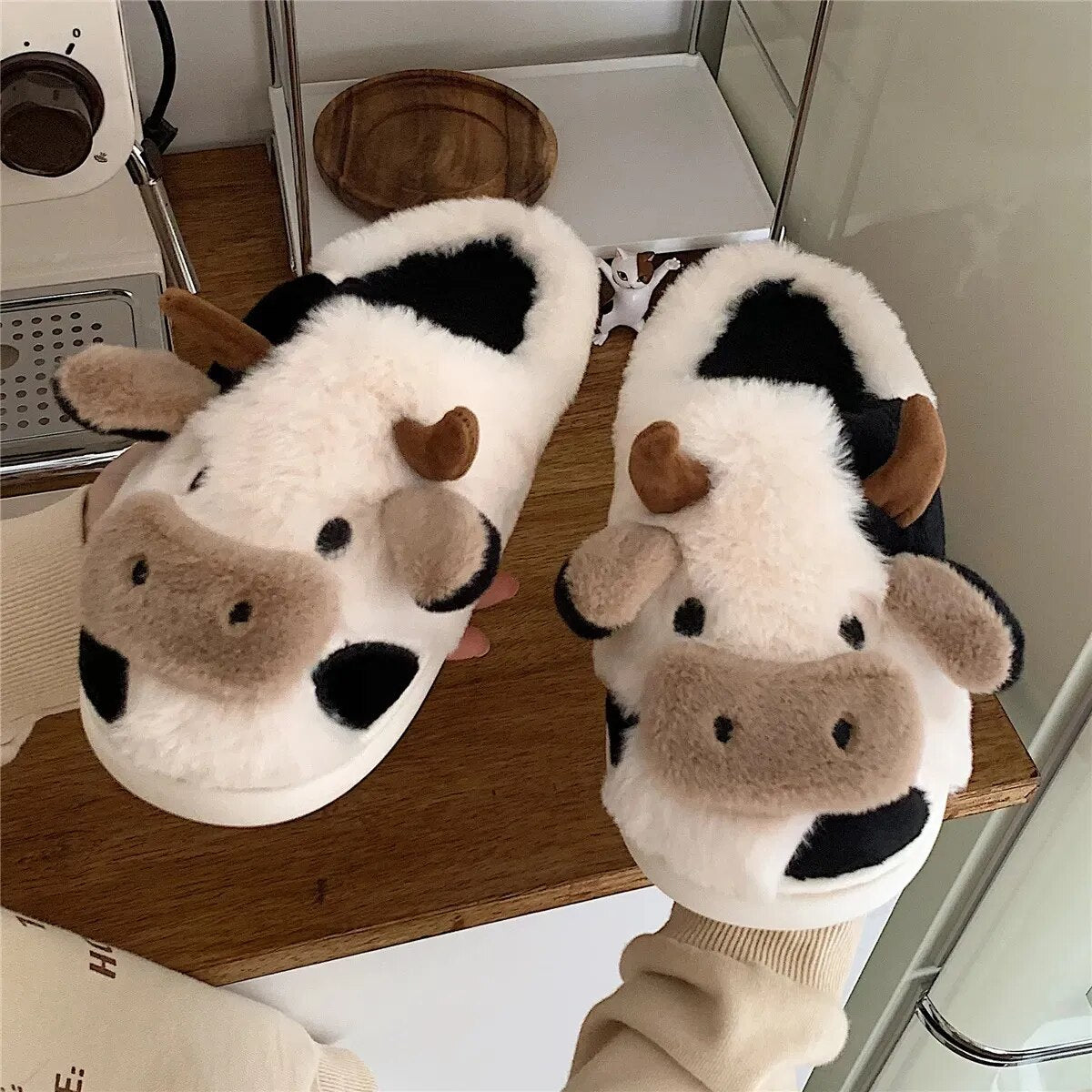 Cute Cow Slippers