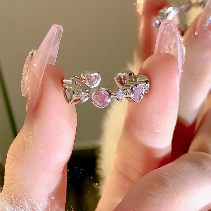 Pink Love Rings