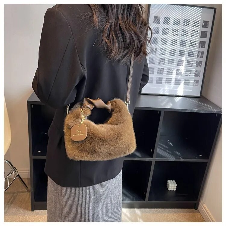 Furry mini bag