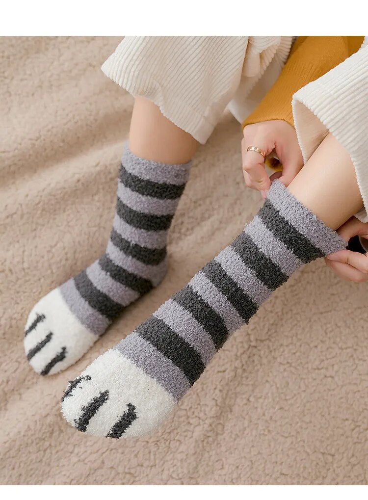 Cute Cat Claw Socks