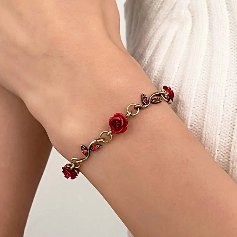 Red Rose Bracelet